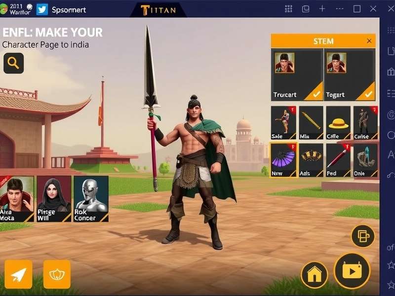 Titan Warrior India Character Customization